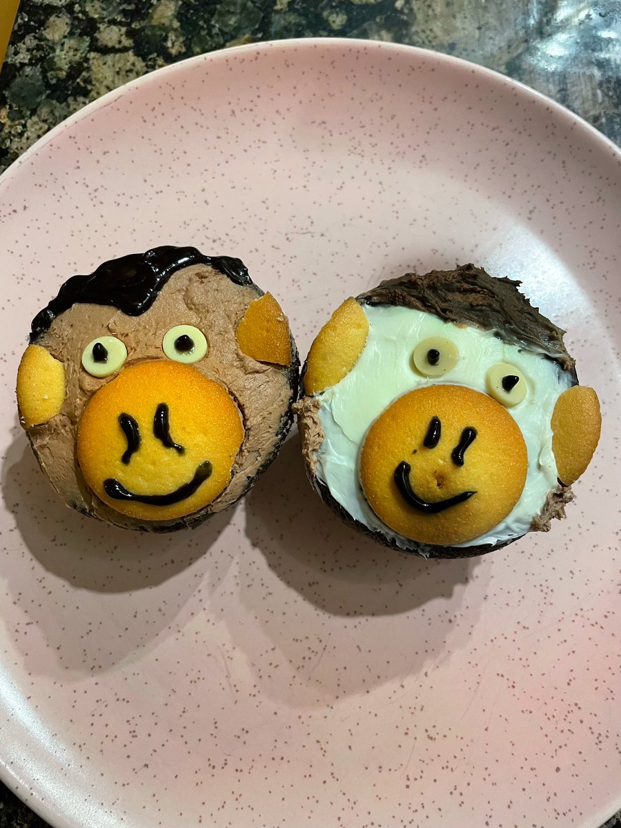 Capcakes to celebrate the last @SocapLab meeting of 2021. This year we ambitiously submit both Cebus and Sapajus Capcakes to #TheGreatAcademicBakeOff (this should be a thing) #AcademicTwitter #monkeymonday