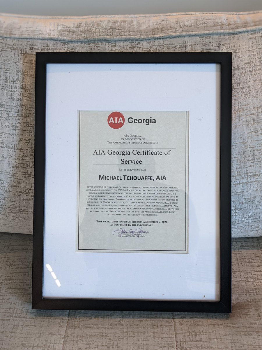 My time is up. It has been a pleasure serving AIA (American Institute of Architects) Georgia as Secretary and President from 2016 to 2021. Ready for what is next!