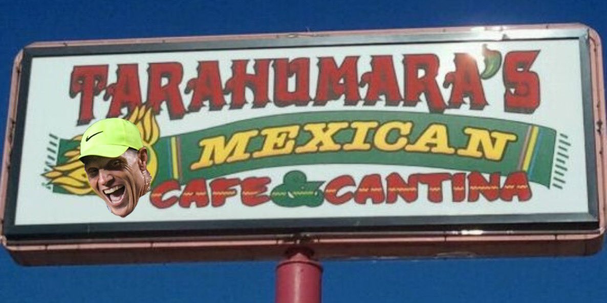 RealTarahumaras's tweet photo. Coach Venables is welcome to our carnitas anytime! 😤 #OUDNA #WelcomeHome #TarasForever https://t.co/rvHO2gpkxR