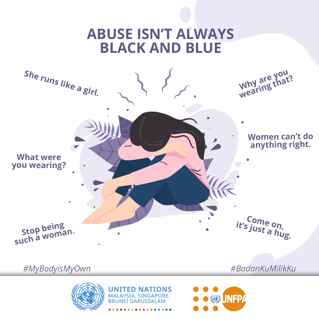 Here’s a reminder that abuse isn’t always physical. Keep an eye on your loved ones. Many victims hide their experience to not make it a big deal when it should be. Remember, one does not need to be covered in bruises to be a victim of abuse. Retweet to spread awareness. 
#EndIPV