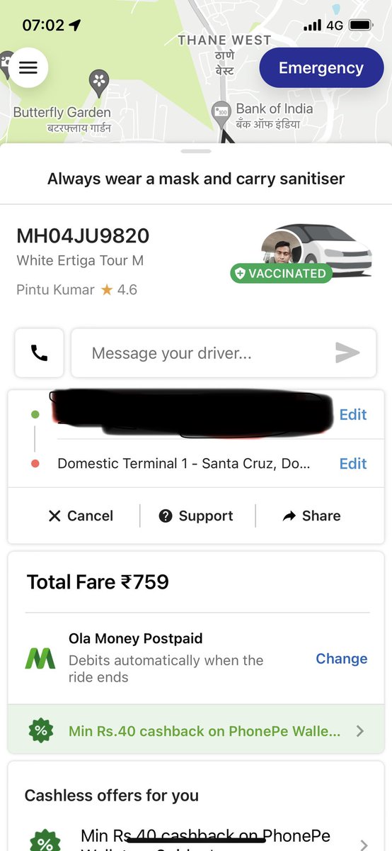 harinatarajan31's tweet photo. Had a horrible experience with @Olacabs One of the worst aggregator who has no value but full on attitude and non responsive.Booked an Ola for my parents and the driver did not turn up and kept his phone switched off and the joke is he is having a rating of 4.6 #olaworst https://t.co/rx8GQjFys6