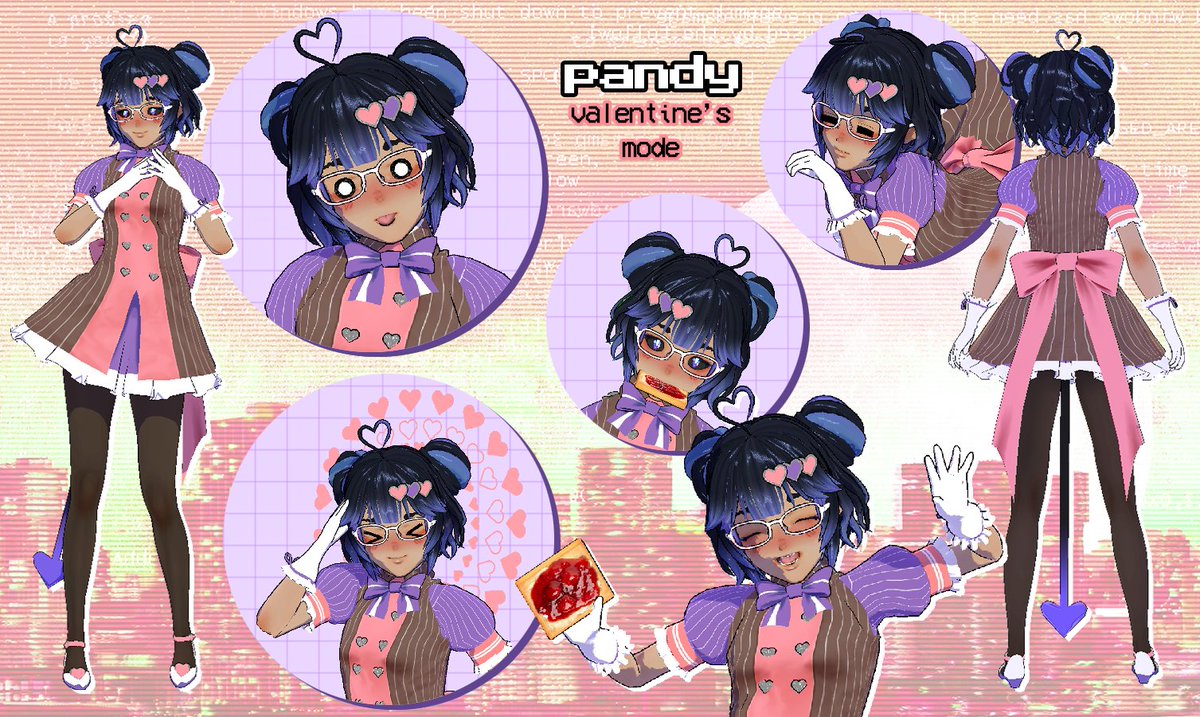 virtualpandy's tweet photo. making a pinned tweet because i guess that's the responsible thing to do! hi, i'm pandy, a lil demon vtuber. mostly streaming 3d modeling and occasionally a video game. also i sell clothes :3

twitch: https://t.co/p6owlnDkQy
clothing store: https://t.co/matpEO3eoB https://t.co/IjOLdmePKd