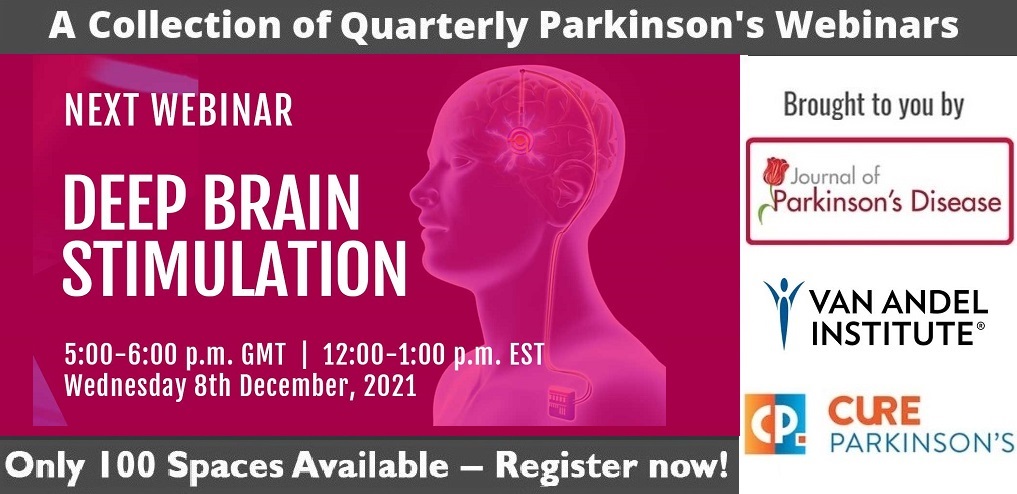 There's still time to sign up for our next webinar, hosted w/ <a href="/CureParkinsonsT/">Cure Parkinson's</a> &amp; <a href="/VAInstitute/">Van Andel Institute (VAI)</a>! Our outstanding panel includes Prof. <a href="/BrundinPatrik/">Patrik Brundin MD PhD</a>, Prof. Tom Foltynie (<a href="/foltynie/">Tom Foltynie</a>), Prof. Helen Bronte-Stewart (<a href="/HBSlab/">Bronte-Stewart Lab</a>) &amp; Advocate David Jones. Sign up here: bit.ly/PD-webinar14-r…