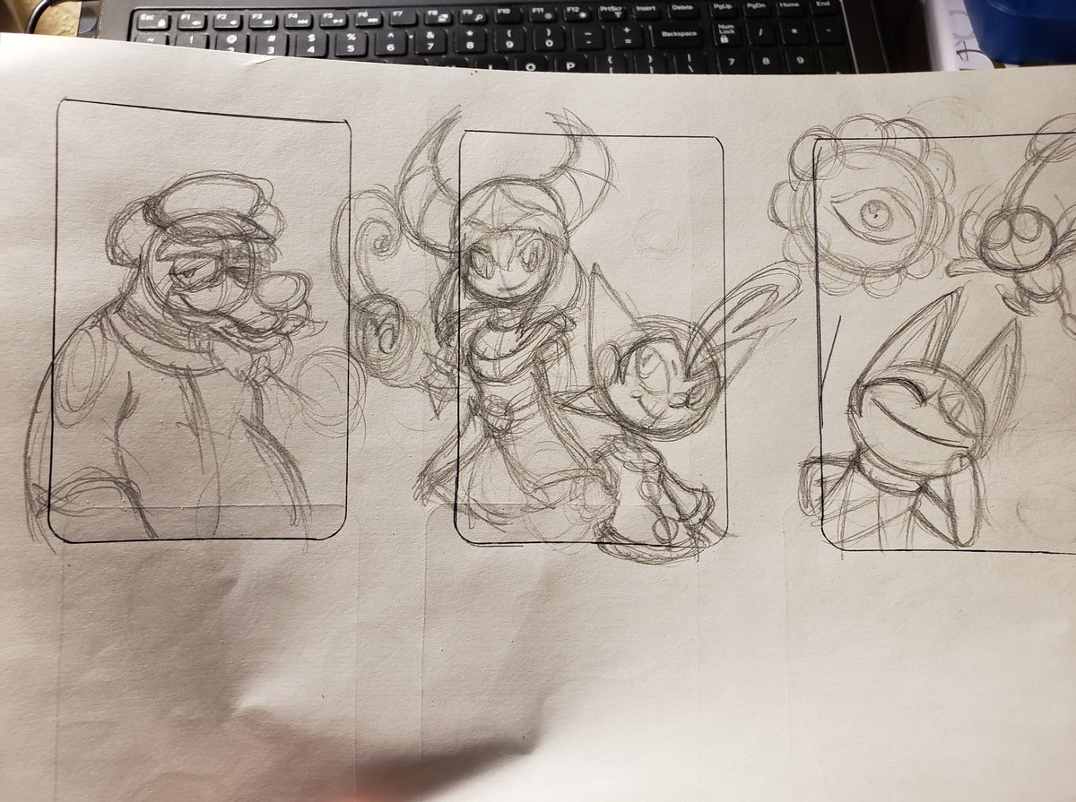 WIPS

These were all sketched and scanned. 