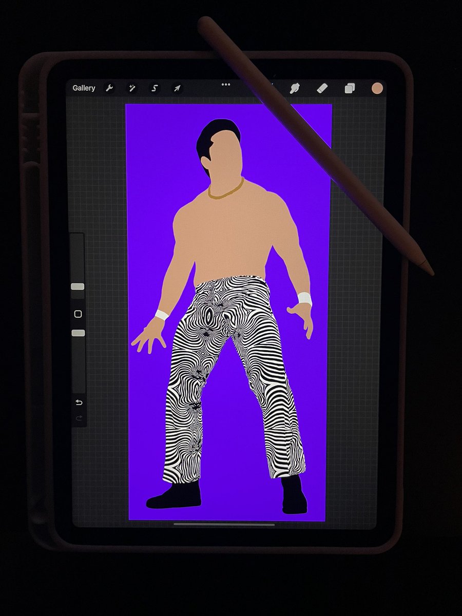 MikeDurband's tweet photo. My drawing of #TheSuperiorOne @TheRealDisco of @K100Konnan using @Procreate on the @Apple iPad Air
#DiscoInferno #art #artwork #WCW #disco #Procreate https://t.co/zJ6b8ecg9Z