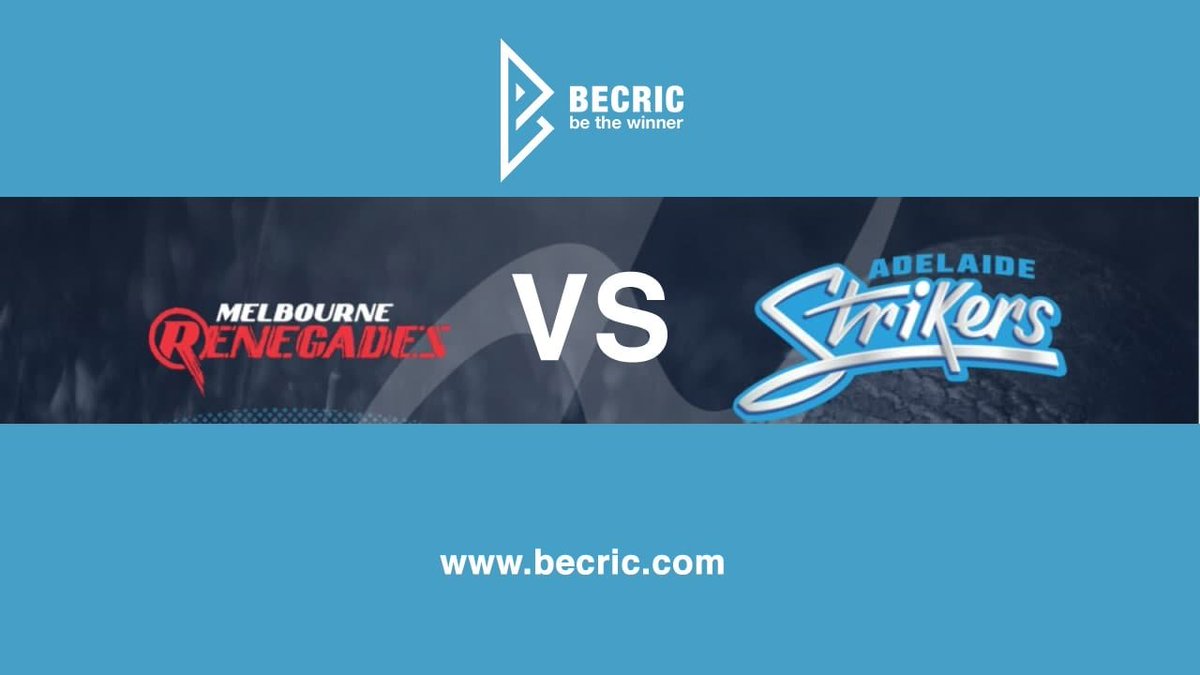 be_cric's tweet photo. BET ON ADELAIDE STRIKERS FOR REAL MONEY
https://t.co/RLxGDL5eqL https://t.co/jNGTBIJhvw