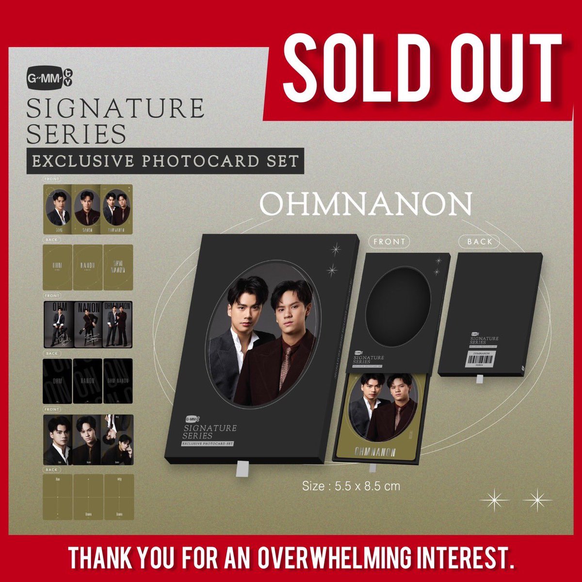 📣 SOLD OUT! 🎉 🙏🏻🙂 ขอบคุณแฟนๆ ที่ให้การตอบรับ OHMNANON