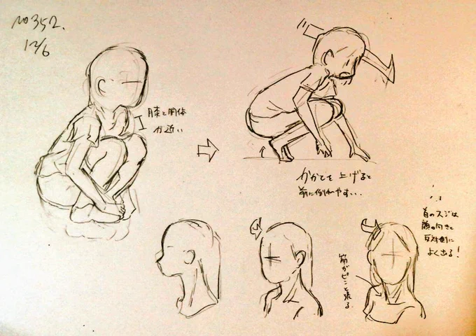 #一日一模写 352/365
1〜3枚目は下田スケッチ様イラスト 