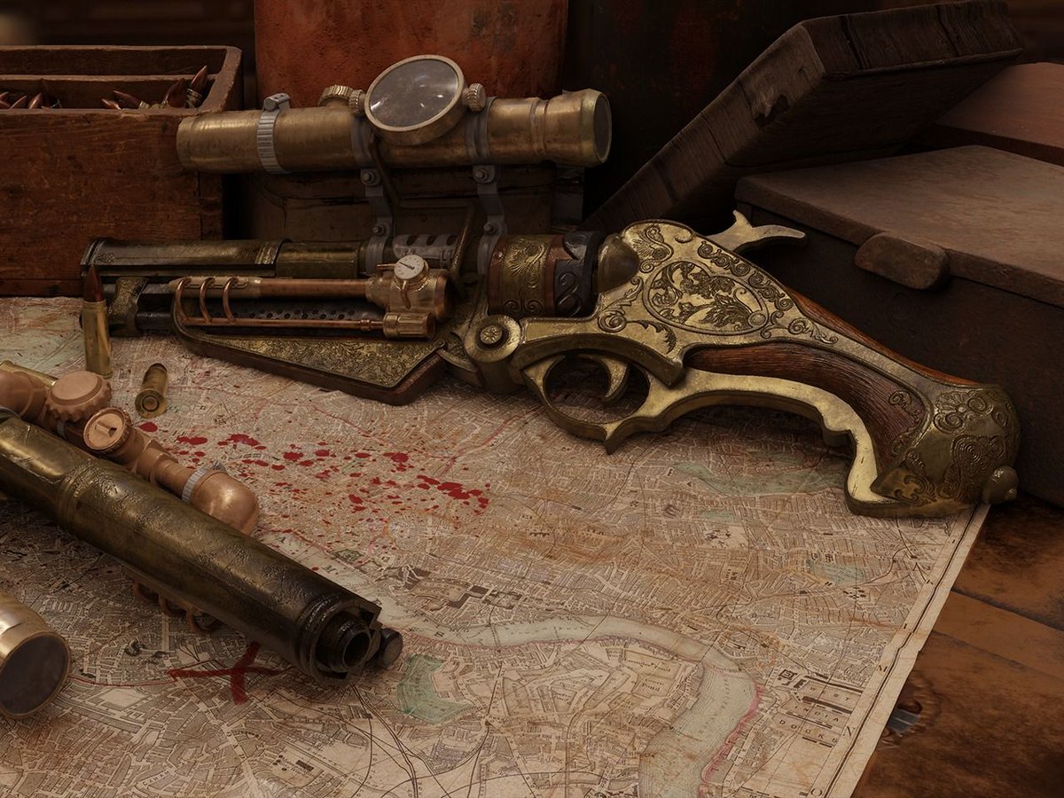 TheRookiesCO's tweet photo. Member Level: PLAYER - Victorian Steampunk Gun by Eeshan Vaidya from Artemesia college of art and design - https://t.co/hQ5lnfWR4w
#ZBrush #Blender2.9 #BlenderEevee #Substance3DPainter #SubstanceDesigner #MarmosetToolbag4 #AdobePhotoshop https://t.co/PVQ6FOEK1Q
