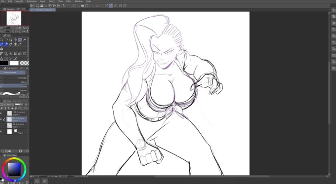 [WIP] Drawing Laura Matsuda 