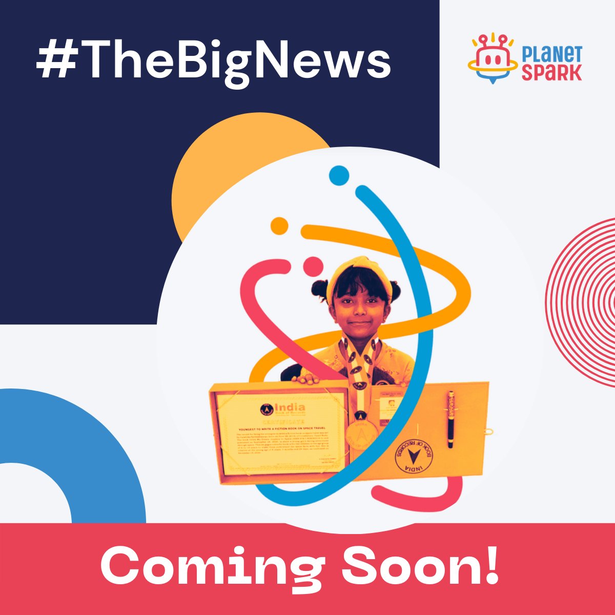 myplanetspark's tweet photo. Gear up for #TheBigNews as we share it with our community tomorrow at 10 AM IST
But wait, can you guess what 'THE BIG NEWS' is?
🥁 Let's start the fun in the comment section as the countdown begins :)
#LessThan24Hours to go!
#PlanetSpark 🔥
#CreatingConfidentCommunicators https://t.co/FtCWNVN8wp