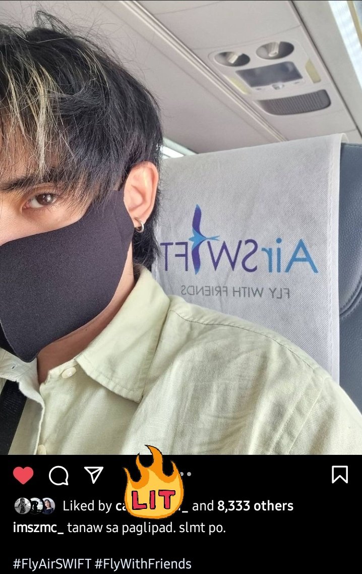 cherluna25's tweet photo. What if endorsement pala to for an airline kaya flex na flex nila ung tagline? 🤔👀🤡

#FlyAirSwift #FlyWithFriends
@SB19Official #SB19 https://t.co/uUAW1Qztpd
