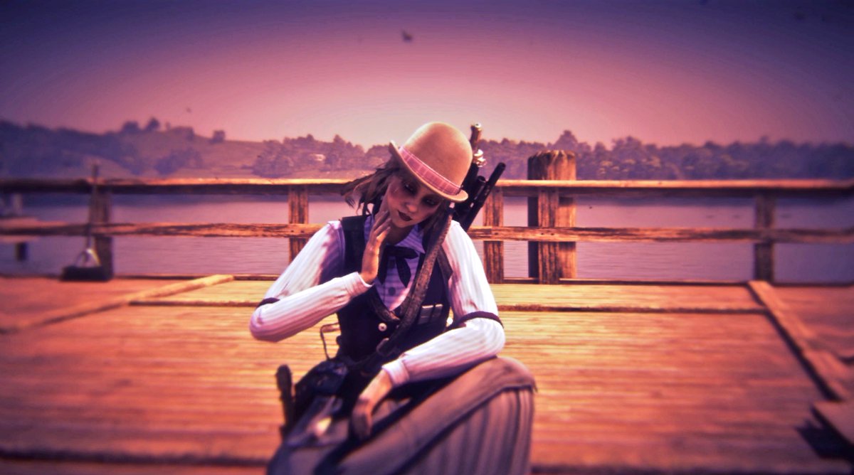 Candysseus's tweet photo. Happy #PhotoModeMonday 

STAMINA CORE filter 
on the #AdvancedCamera 

#RedDeadPics by #MissCandyLicious 

GAME: #RedDeadOnline 
DEVELOPER: #RockstarGames 
PLATFORM: #PS5

 #KeepItSweet
#RDOnline #RDR2Online https://t.co/Zagmm4yZUd