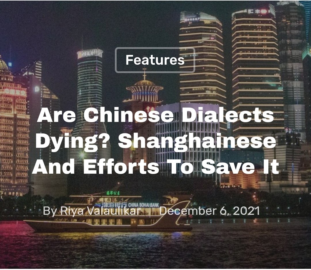 USChinaToday's tweet photo. US-China Today staff writer Riya Valaulikar wrote about the challenges faced by Chinese dialects. Link to article: https://t.co/0vI3hAjpnZ https://t.co/rWow5GsKqK