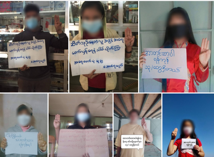 spring21MM's tweet photo. "Fighting Yangon, Fight Together For Our Future" 
Youths in Taunggyi &amp; Other Townships in #Shan State showed solidarity with the rest of the country in the fight against the Military Dictatorship on the morning of Dec 6.
#Dec6Coup
#WhatsHappeningInMyanmar 
#MilkTeaAlliance https://t.co/P497jNGRIA