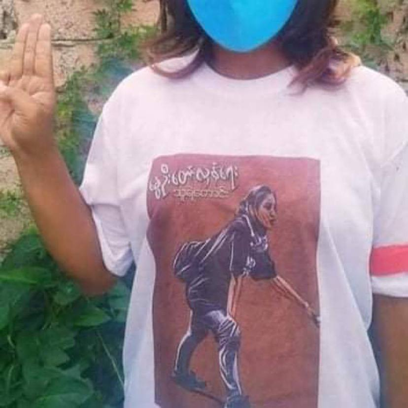 spring21MM's tweet photo. "Fighting Yangon, Fight Together For Our Future" 
Youths in Taunggyi &amp; Other Townships in #Shan State showed solidarity with the rest of the country in the fight against the Military Dictatorship on the morning of Dec 6.
#Dec6Coup
#WhatsHappeningInMyanmar 
#MilkTeaAlliance https://t.co/P497jNGRIA