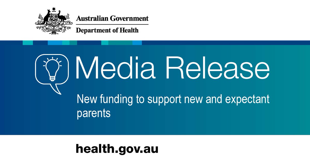 [NEWS] New funding to support new &amp; expectant parents.

The Australian Government continues to support the mental health and wellbeing of new and expectant parents with new funding to expand the National Perinatal Mental Health Helpline.

Read more at: health.gov.au/ministers/medi…