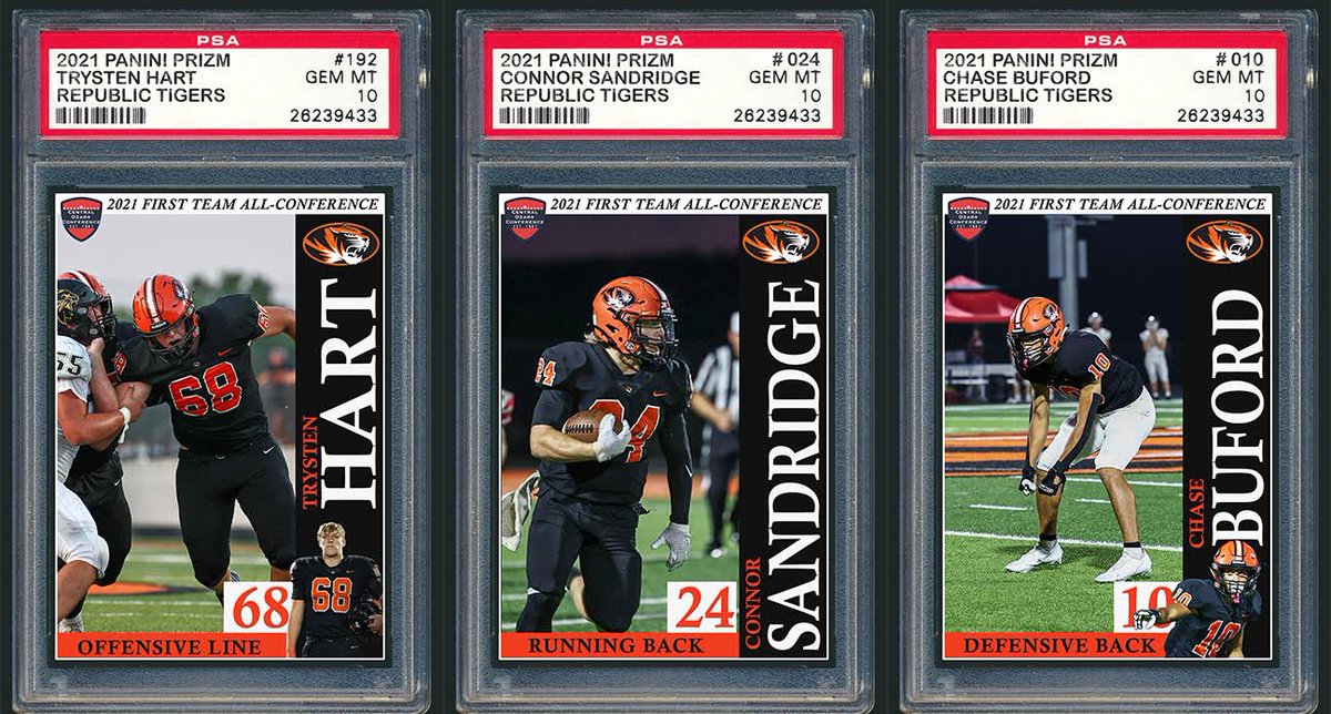 Congratulations to the 9 members of the 2021 Republic Football program who were selected to the All-Conference team.