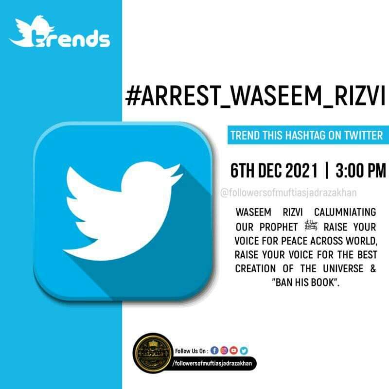 Mr_Sam__8's tweet photo. #ARREST_WASEEM_RIZVI https://t.co/waJB4dHeR6