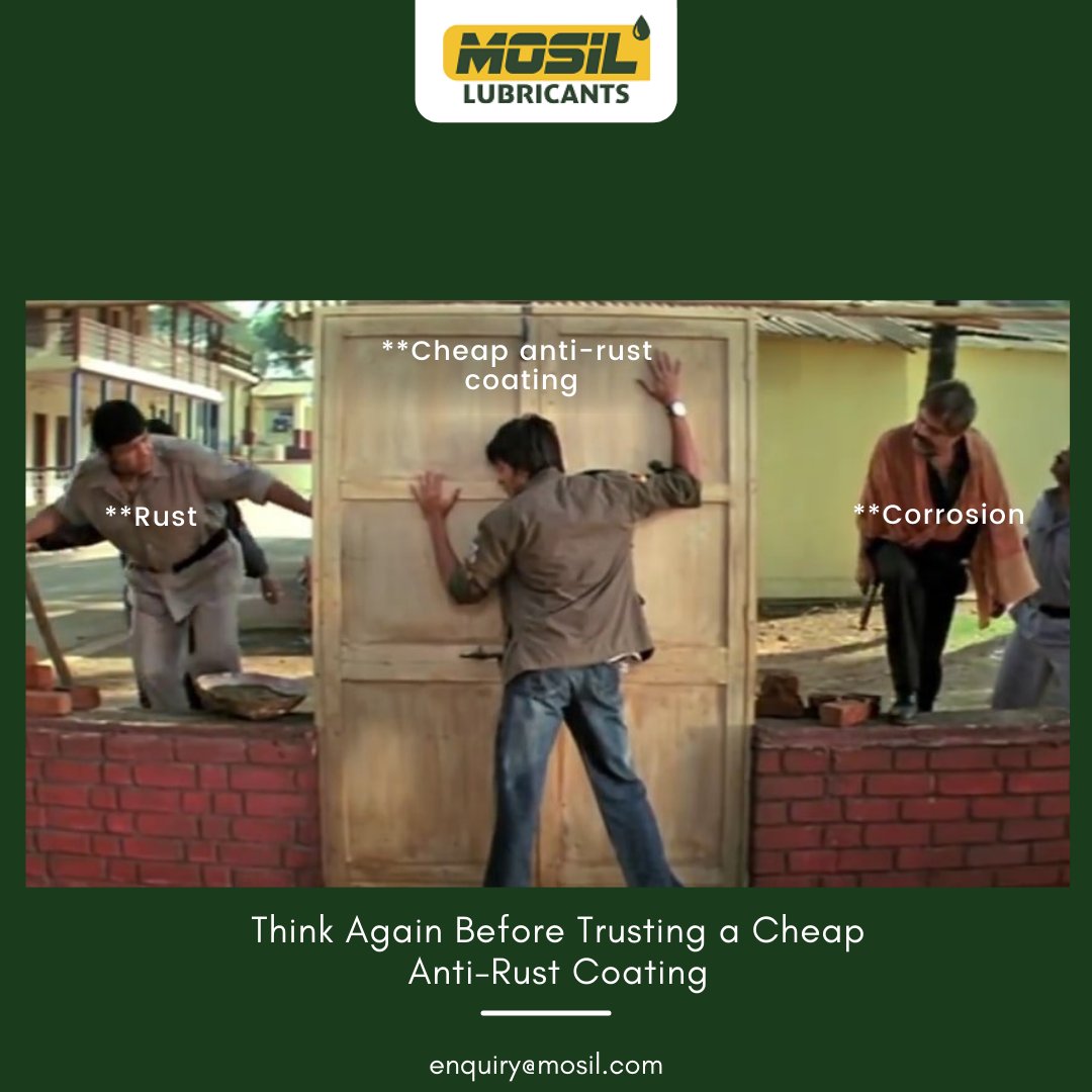 mosillubricants's tweet photo. ๐ข๏ธ Keep your machines safe with ๐ ๐ข๐ฆ๐๐ ๐ฅ๐๐๐ ๐ฃ๐ฟ๐ฒ๐๐ฒ๐ป๐๐ถ๐๐ฒ๐
๐ MOSIL Rust Preventive Range ๐ https://t.co/furHmFvl3Y
#rustpreventives #antirust #protectivecoatings #qualitylubricants #industriallubricants #specialtylubricants #lubricants #mosil https://t.co/mpX9ZJS8Tb