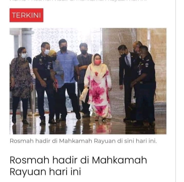 Satu-satunya Isteri Mantan PM Malaysia yang turut naik Mahkamah. 
Adalah KAK ROS.
Satu-satunya Isteri Mantan PM Malaysia yang menguasai pemikiran suaminya semasa PM.
Adalah KAK ROS..
Satu-satunya Isteri Mantan PM Malaysia yang mendapat keistimewaan. 
Adalah KAK ROS.