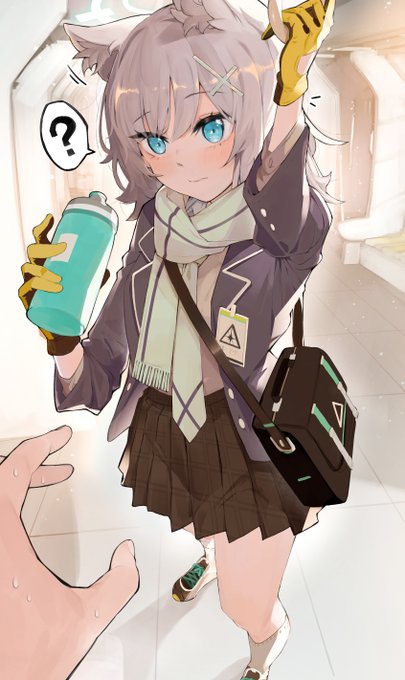 💙Evening Shiroko💙
#ブルーアーカイブ
#ブルアカ 
#BlueArchive 