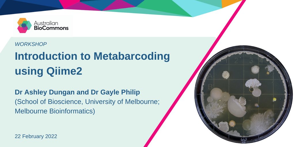 AusBiocommons's tweet image. Explore a whole new world of the #microbiome

Find out how to use Qiime2 to conduct #MicrobiomeAnalysis and discover different microbial communities in our @qiime2 workshop

Thanks to @MelBioInf

22 February, 1-5pm AEDT

biocommons.org.au/events/metabar…
