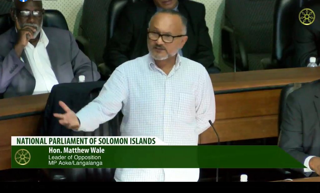 ginakekea's tweet photo. Mathew Wale says it is not about #PRC. It is about the Prime Minister deceiving #SolomonIslanders saying his government will 'leave no stone unturned' to hear what people have to say about government's policy to switch diplomatic ties from Taiwan to China. https://t.co/4bTC1DfFYY