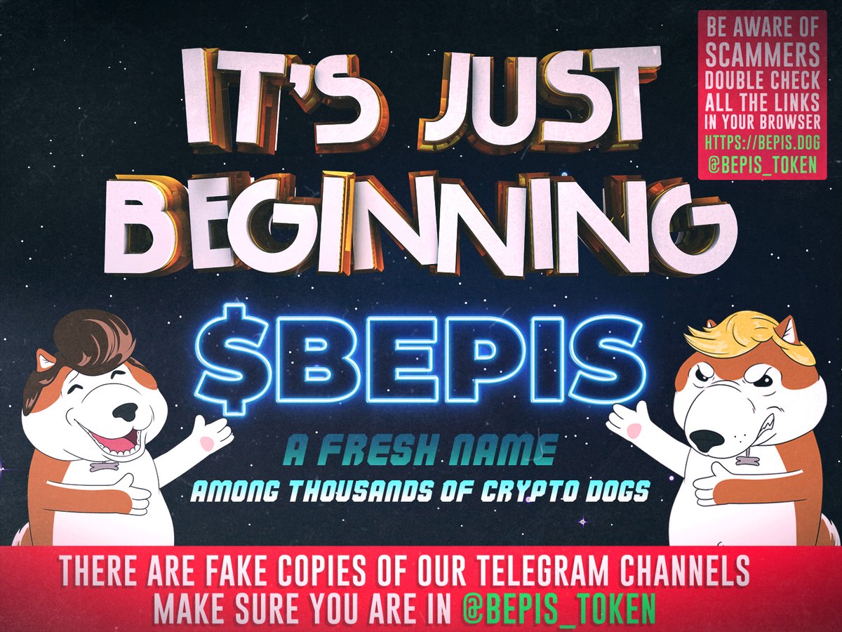 BEPIS_Token's tweet photo. Yes, we are finally tracked on СoinMarketCap!⚡️

👉https://t.co/RPMEGXz3oQ

🚀In case you missed: now you can trade #BEPIS with https://t.co/547ReExs8G!

Try it now on our website https://t.co/Dtt1iGXizu or visit https://t.co/RWF9EKbRkJ https://t.co/CEQLxOJlMh