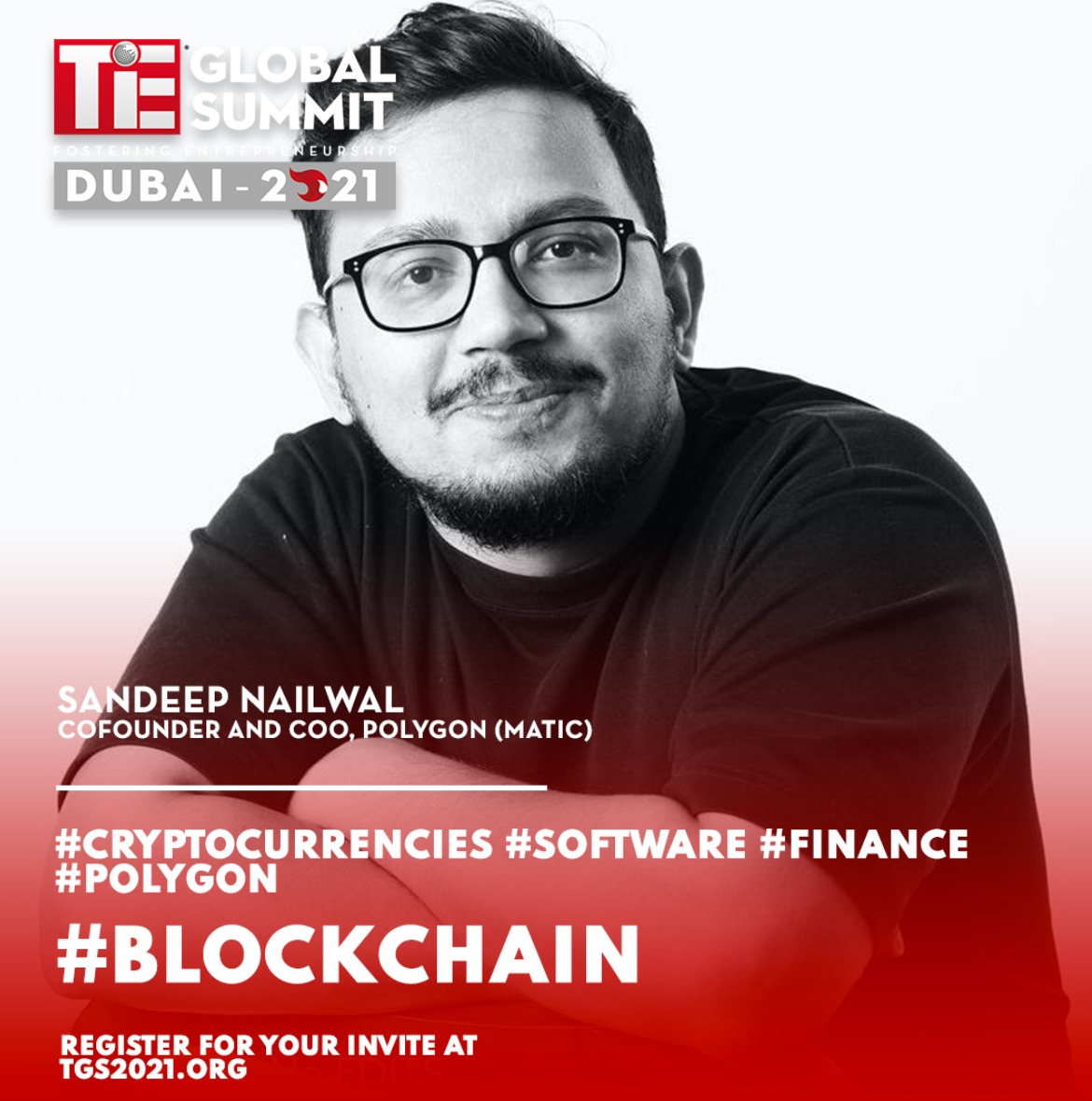 Register for your chance to listen to Sandeep Nailwal, one of India's first crypto billionaires!
Register at tgs2021.org 
<a href="/noon/">نون</a> @etisalat <a href="/microsoft/">Microsoft</a> <a href="/emiratesnbd_ae/">Emirates NBD</a>
#cryptocurrencies #software #finance #blockchain #businessdevelopment #entrepreneur #entrepreneurship