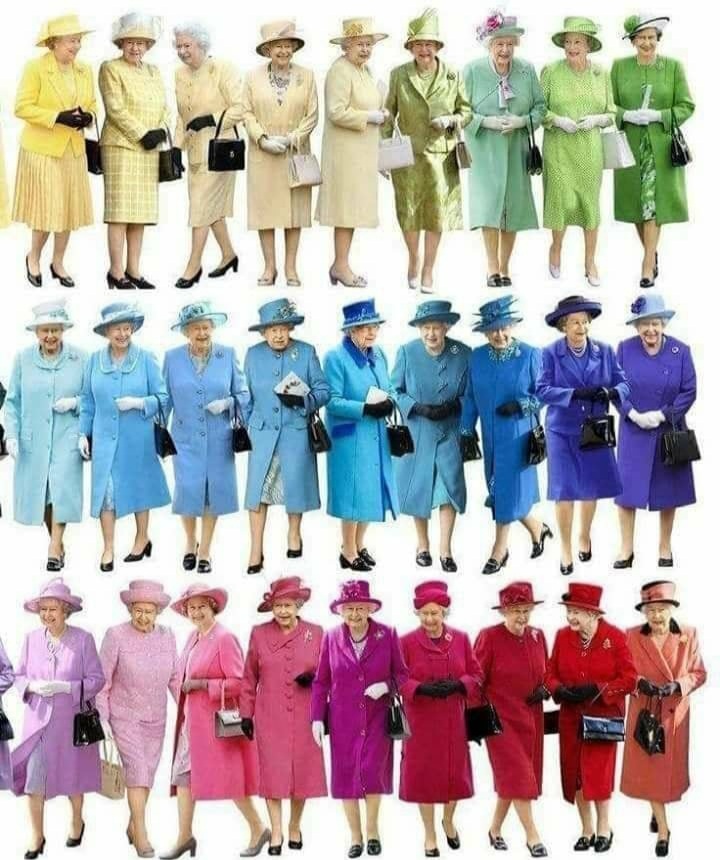 Queen Elizabeth Pantone.