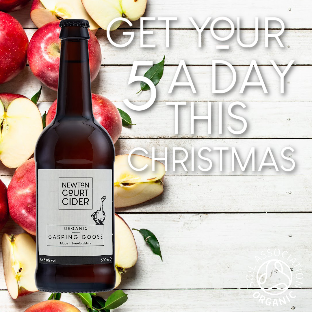 Need an easy way to up your fruit intake this #Christmas? At least 6 full apples go into every bottle of our #cider so they’re a great way to get your 5-a-day…..I think...kinda..That’s our excuse and we’re sticking to it!
Available online and at our farmgate shop. 
#Hereford