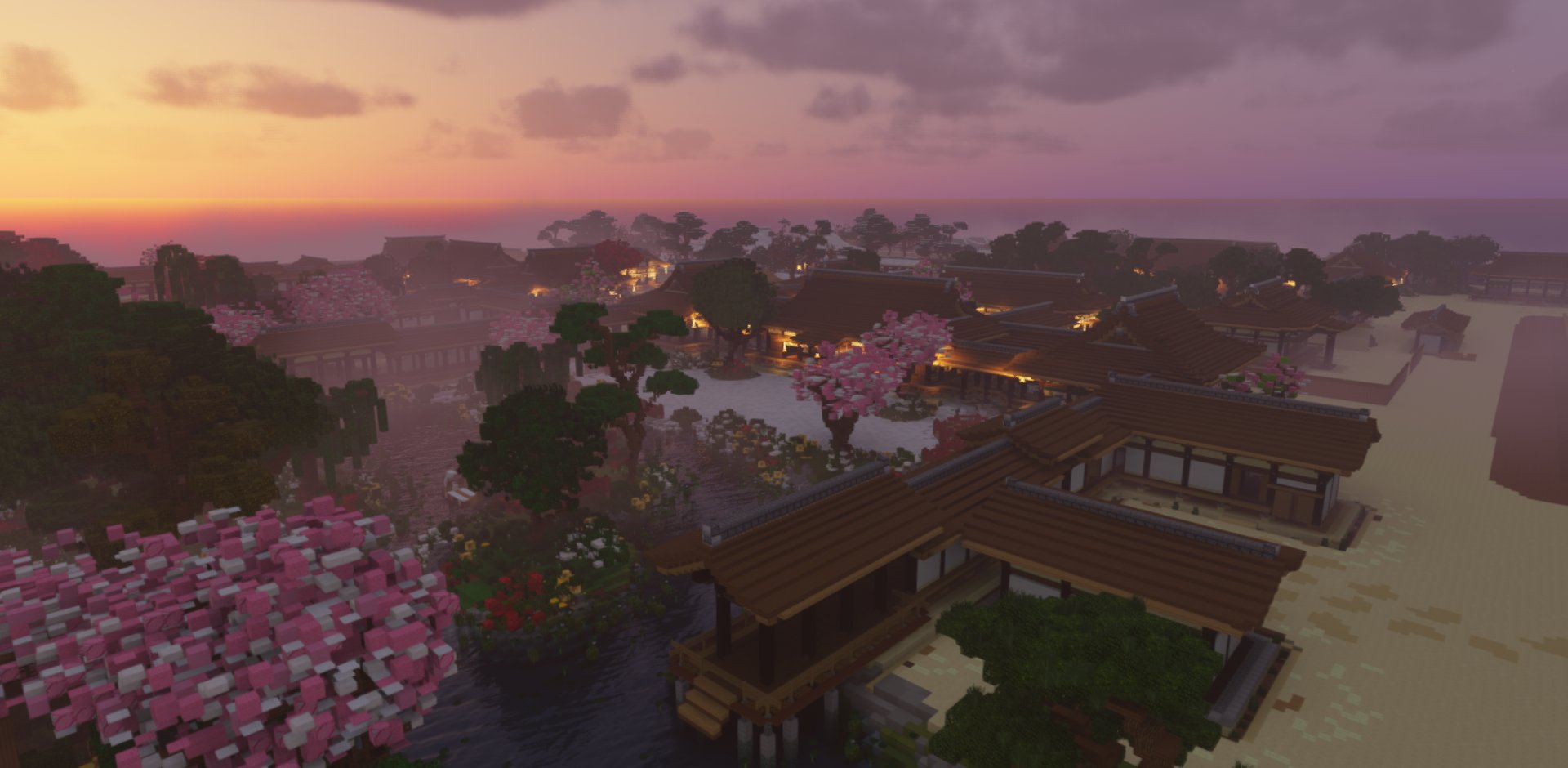慶雲 Minecraft建築コミュ 六条院 T Co Ohyzrib8uv Twitter