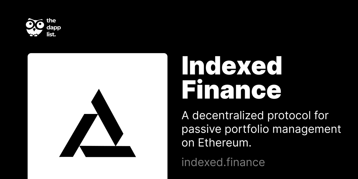 tdldoteco's tweet image. .@ndxfi listed this week on our V2 🎉
 
Gain exposure to a passively-managed, zero management fee crypto index portfolio, offering a hassle-free way of getting into DeFi and niche market sectors such as oracles or the metaverse.

#TraverseToWeb3 w/ us v2.thedapplist.com 🚀