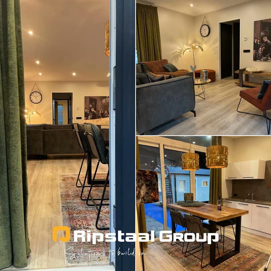 Prefab Recreatiewoningen van Ripstaal Steelframing. Hoe zien die er eigenlijk van binnen uit?

Nou, zo dus! 

#chalets #prefab #staalframebouw #steelframing #bouw #ripstaalgroup