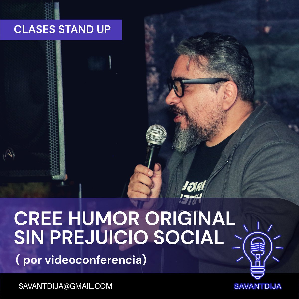 Savantdija's tweet photo. Regale humor a su familia o seres queridos.
Clases y/o shows de stand up comedy. Consulte por promociones navideñas al correo Jo Jo Jo savantdija@gmail.com https://t.co/KRLl2i28jG