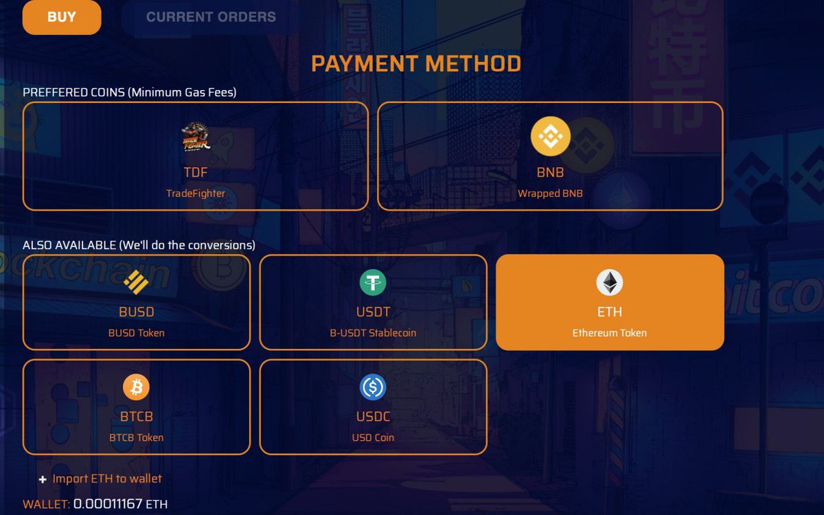 Trade_Fighter's tweet photo. We have expanded the game payment ecosystem to allow for other BSC native tokens to be used to play on Trade Fighter. You can now use BUSD-USDT-ETH-BTCB-USDC. We shall also be announcing some more later during the week… LFG
#USDT #USDC #ETH #BUSD #TDF https://t.co/hNRfGPc3BD
