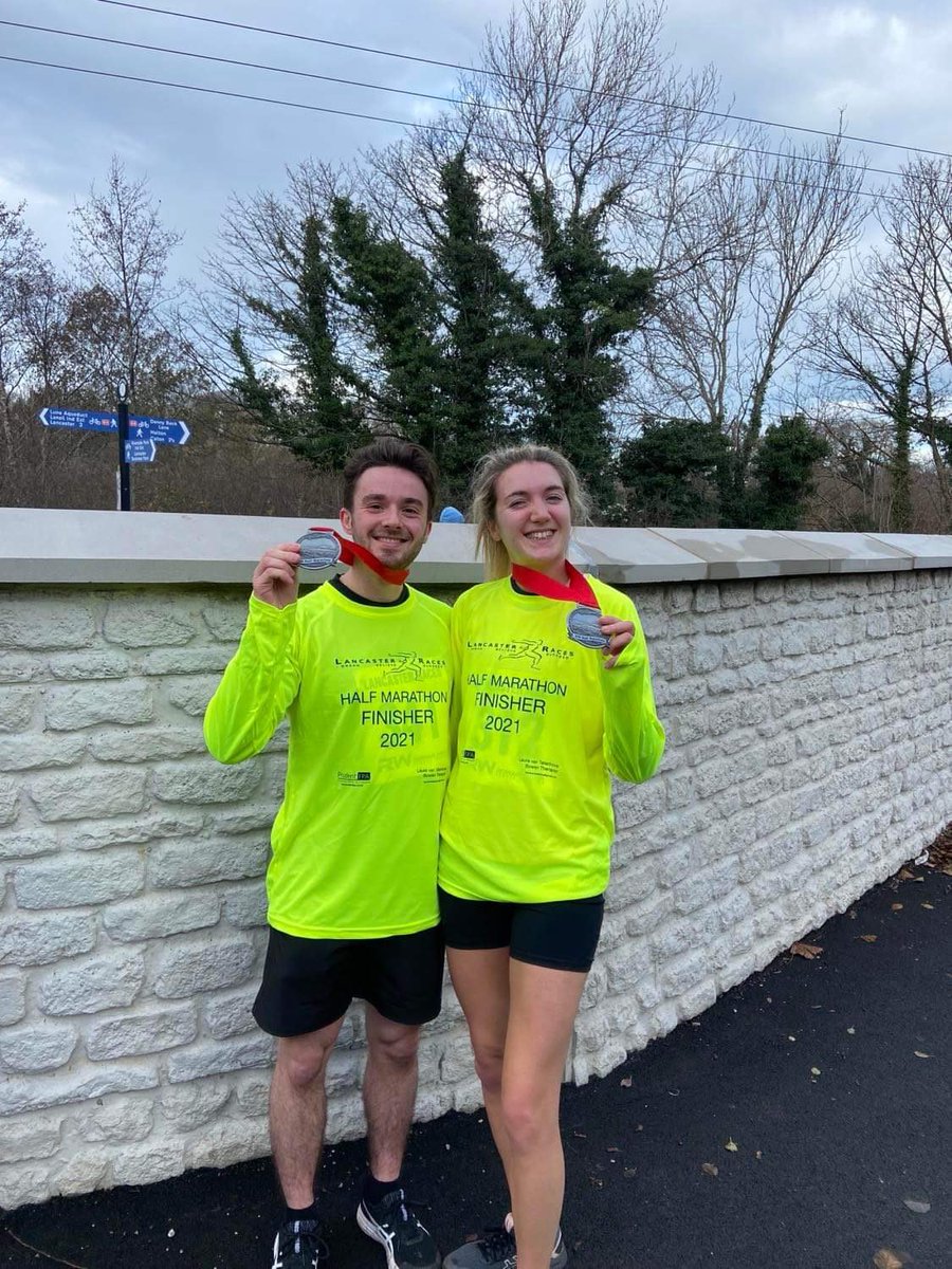 Two of our fabulous exec took part in Movember this year. They challenged themselves to run 100km, and then completed the Lancaster Half! They finished with a time of 1h46m, raising a huge total of £403. 🥳 A HUGE congratulations to you both! #teamGP #Movember <a href="/LancasterUniFHM/">Lancaster University Faculty of Health & Medicine</a>
