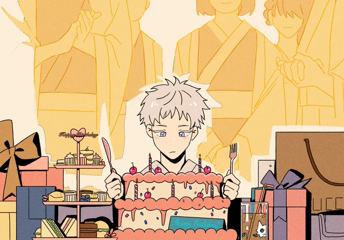 Happy Birthday,Happy Everyday🎂🎉💕
お誕生日おめでとう。Gojo Satoru💙 