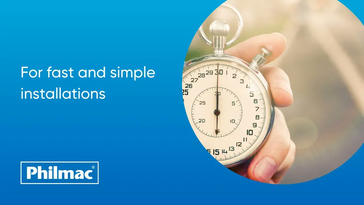 Looking for a reason to choose Philmac fittings and valves for your next project? 

With a fast and simple installation, you're sure to save valuable time. 

View our full product range: buff.ly/3tawB9l. #water #pipework #construction