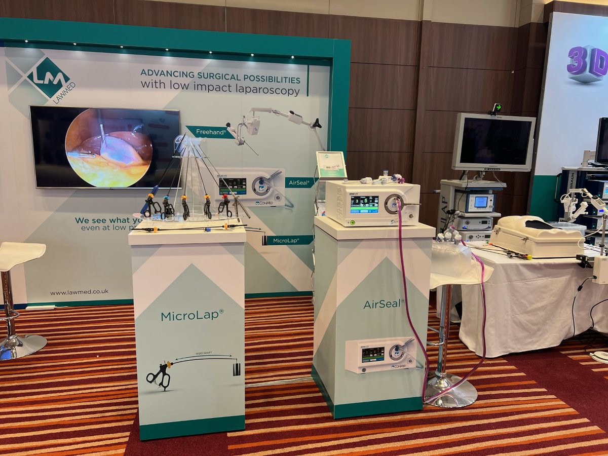 Great to see everyone again at #ALS2021. Excited to show how #airseal, #lowpressure and #mircolap can benefit patients for #daycase.
