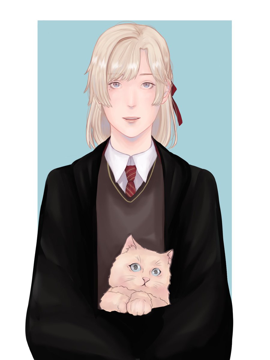 Earnest_HGWZ's tweet photo. “ขอบคุณที่ช่วยจับแมวไว้ให้นะครับ”

((ไม่ได้วาดเอินเน้กกับมิงยี่นานมากๆเลยค่ะ🥺)) https://t.co/4Aa3zYwzew