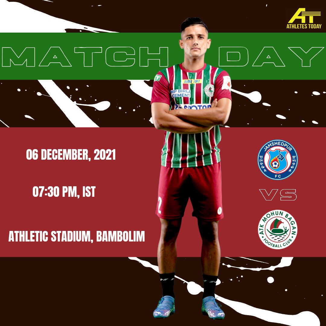 All the best @SumitRathi02  🤜🏾🤛🏾 

<a href="/IndianFootball/">Indian Football</a> <a href="/IndSuperLeague/">Indian Super League</a> <a href="/JamshedpurFC/">Jamshedpur FC</a> @atkmohunbaganfc