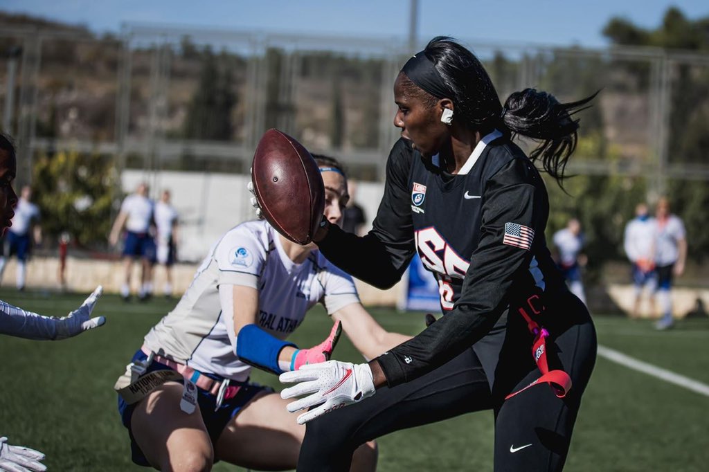 USNFT's tweet photo. Women’s team with a big win over Team Neutral in Game 1. 46-12  🇺🇸 #USALLIN https://t.co/l5YSAYu8Qk