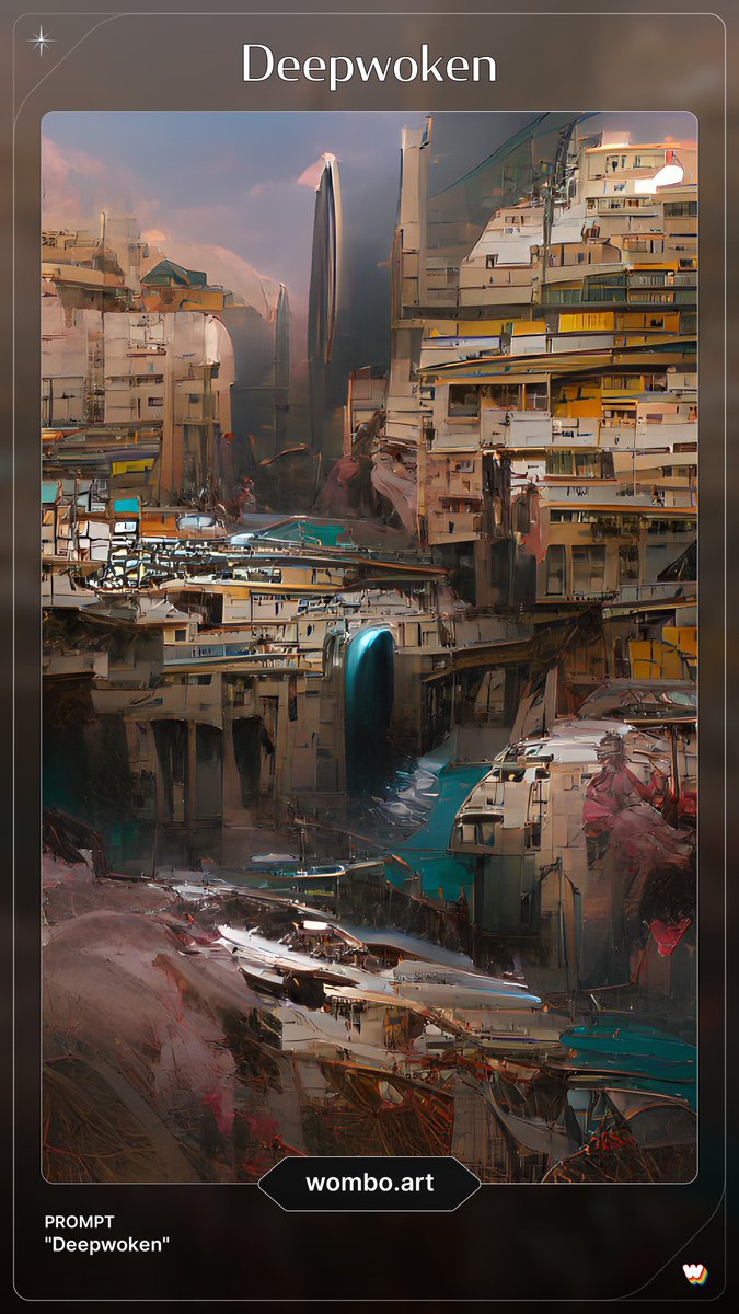 basepIate's tweet photo. A thread of putting "Deepwoken" as a prompt into one of those AI painting apps. Got some pretty damn cool results.

Fantasy art style: https://t.co/cxsdWtXAou