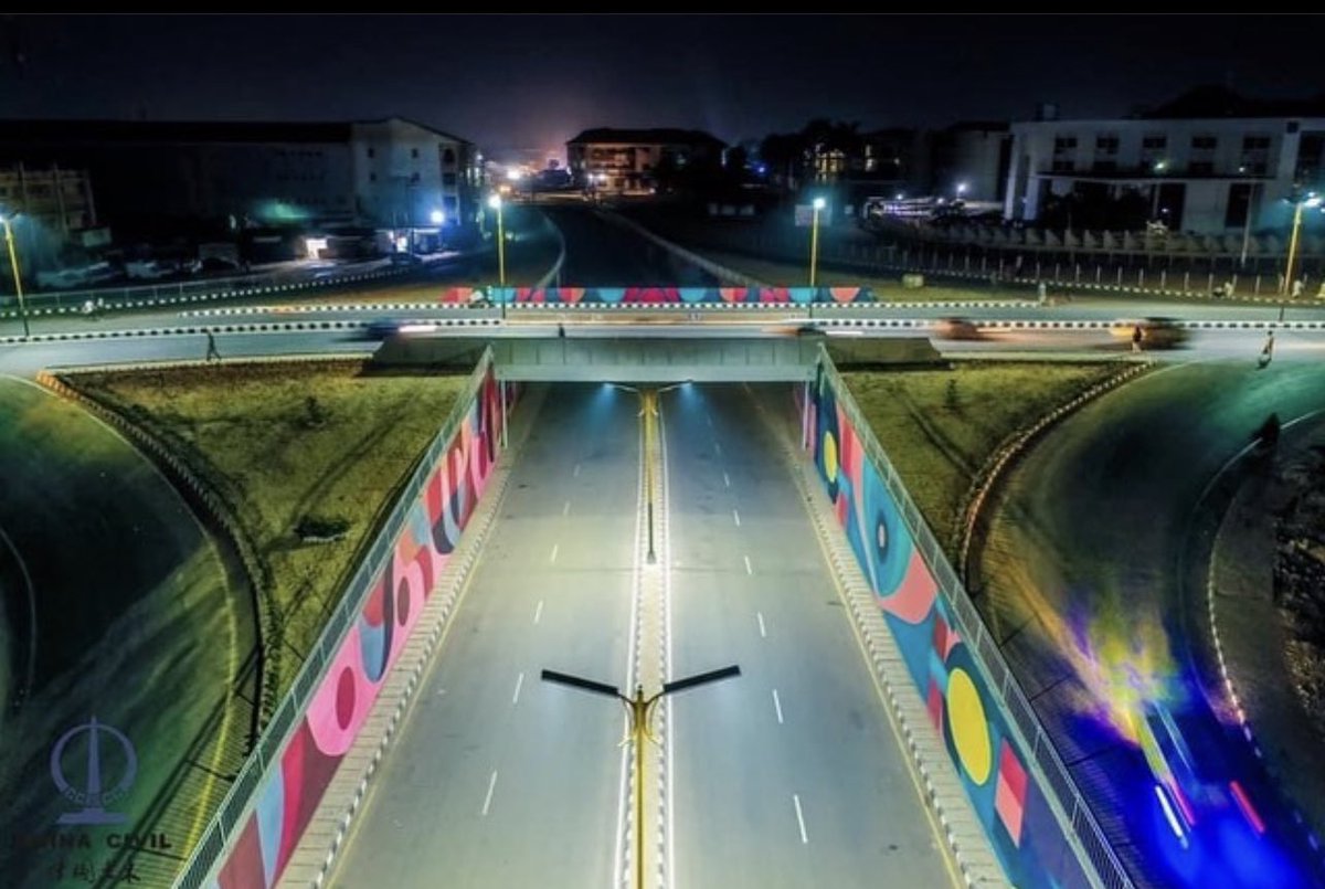 jessejosharts's tweet photo. Leventis underpass night view.
#largestsinglemuralinstallationinthenorth #jessejosharts #artoneverythingbyjessejosh #muralinstallation @GovKaduna @elrufai https://t.co/uSk9XYX4Dy