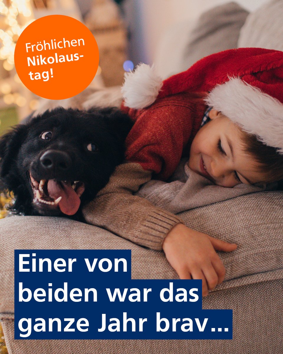 Heute fragen sich alle: Wann kommt der Nikolaus? Und wie wird seine Laune sein? Gibt es Süßes oder Saures? 🤔

Da können wir beruhigen! Denn in diesem erneut sehr herausfordernden Jahr wird der alte Knabe ganz besonders nachsichtig mit uns sein ...

Frohen Nikolaustag!  🍫🎅