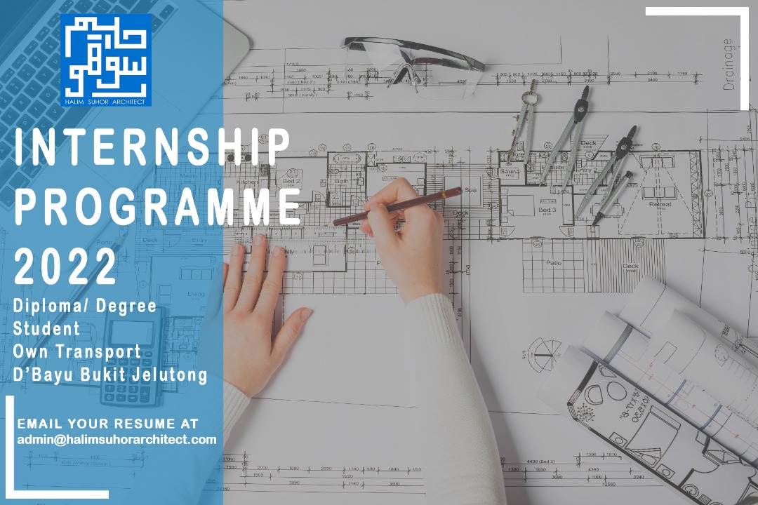 hsaarchitect's tweet photo. We are open to all architecture students for internship programs 2022We are looking for intern architecture student to join our fun and young team learn together and growth together 
#internship #internship2022 #architecture
#internshiparchitecture2022 #shahalam #bukitjelutong https://t.co/PckMuqz7kz
