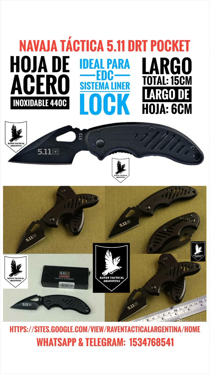 raventacticalar's tweet photo. La mejor Navaja para tu #everydaycarry encontrala en #raventacticalargentina https://t.co/I6OM0XKaoB