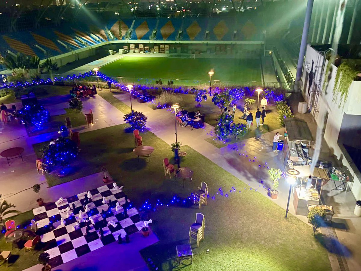UditSheth's tweet photo. Last night at the Arena - a festive evening at Oasis, hosted by @ekaclubamd - great weather, super hospitality
#eka #ahmedabad #gujarat #festivenights #festivities
@GujaratTourism @incredibleindia @IndiaSports @sanghaviharsh https://t.co/qZDx9YdYYN